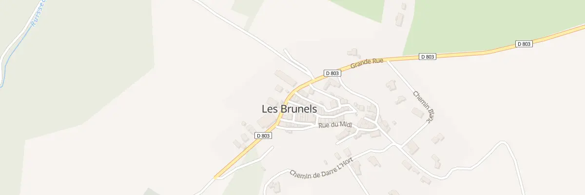 Plan du 3 Le Village aux Brunels