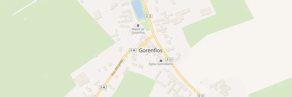 Plan du 1 Rue d’Ergnies à Gorenflos