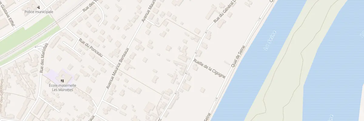 Plan du 80 Rue du Gen Leclerc à Andrésy