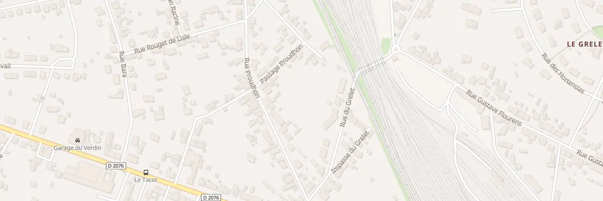 Plan du 11 Rue Proudhon à Vierzon