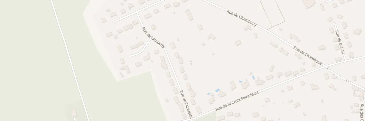 Plan du 14 Rue de l’Alouette à Vouzon