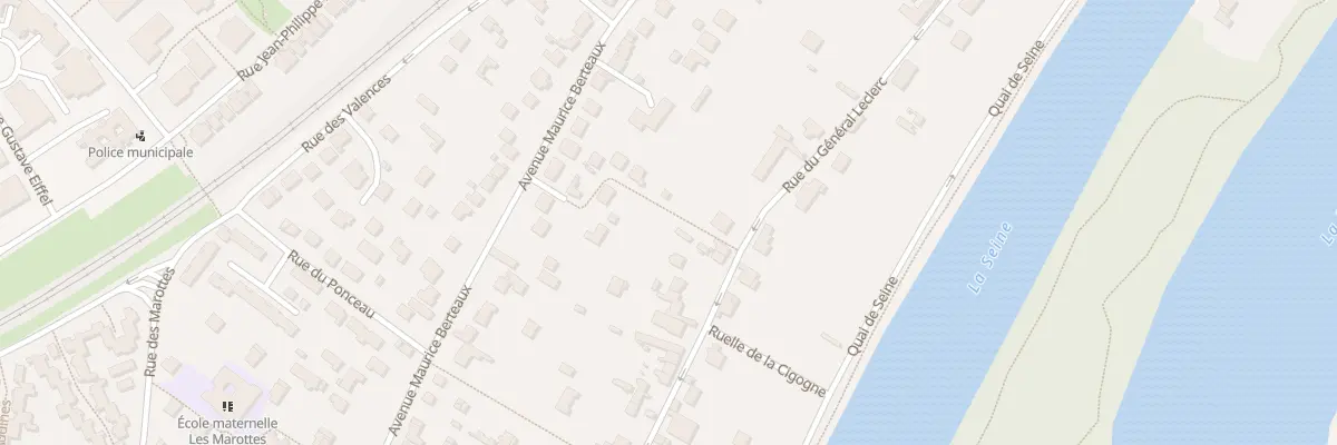 Plan du 72 Rue du Gen Leclerc à Andrésy