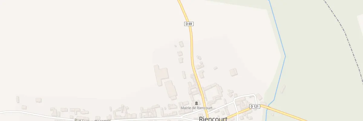 Plan du 6 Rue Georges Delaplace à Riencourt