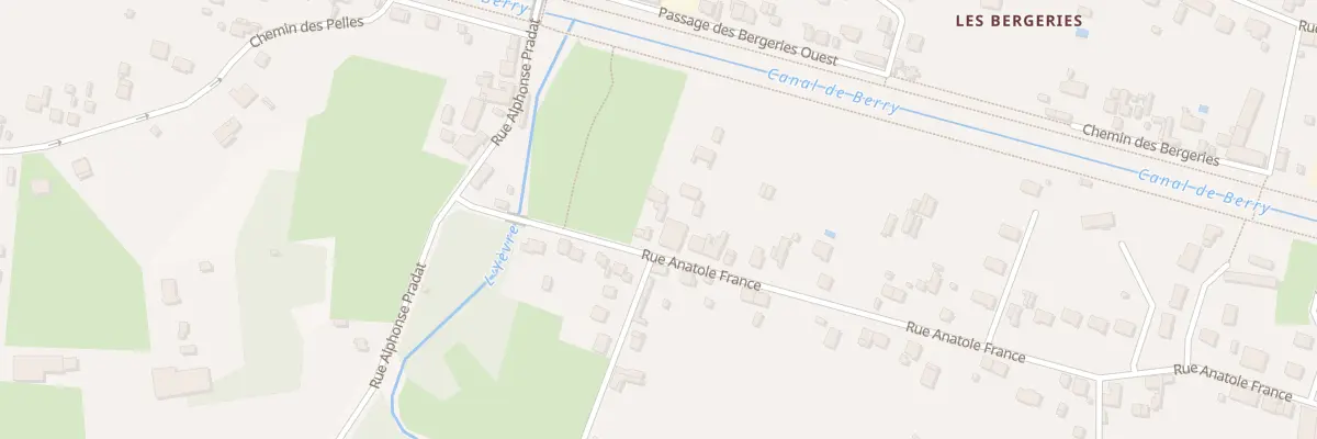 Plan du 124 Rue Anatole France à Vierzon