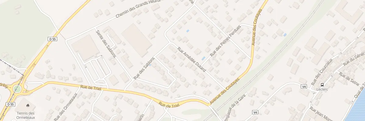 Plan du 9 Rue Amédée Dutard à Andrésy