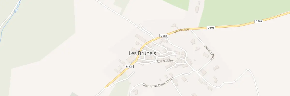 Plan du 4 Le Village aux Brunels