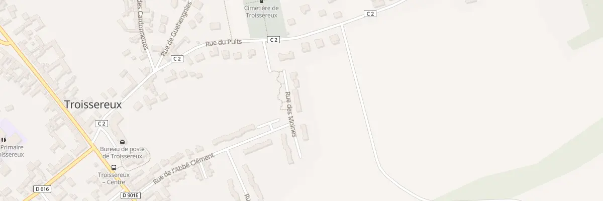 Plan du 7 Rue des Moines à Troissereux