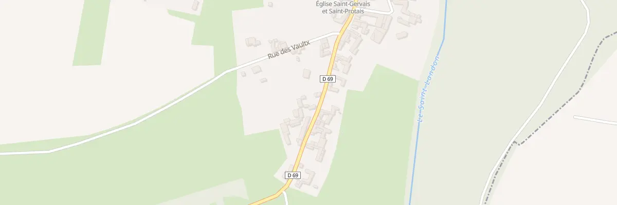 Plan du 5038 Rue de St Leger à Riencourt
