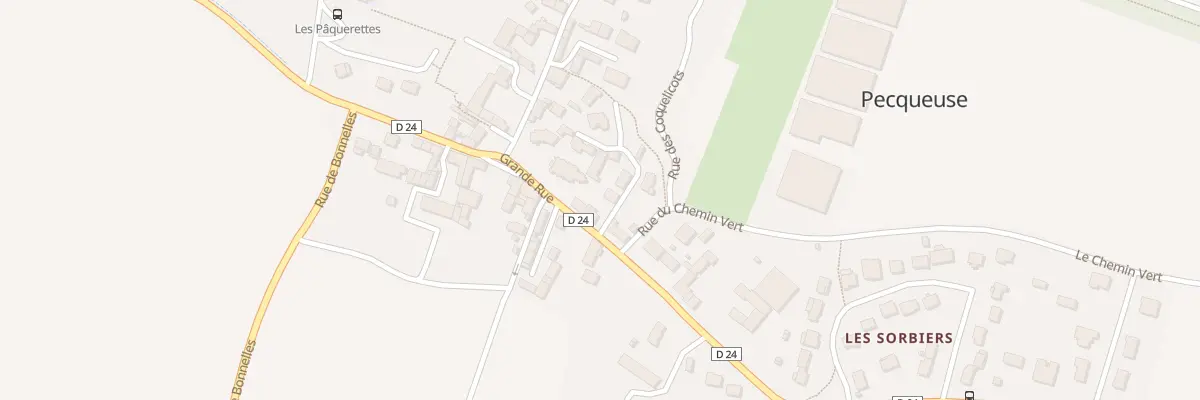 Plan du 20 Gr Grande Rue à Pecqueuse