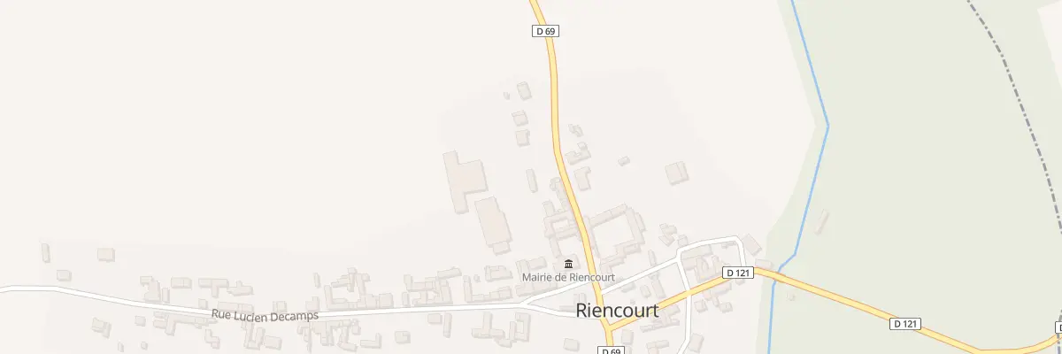Plan du 10 Rue Georges Delaplace à Riencourt