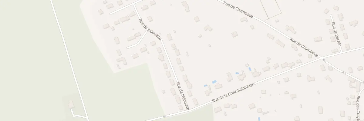Plan du 12 Rue de l’Alouette à Vouzon