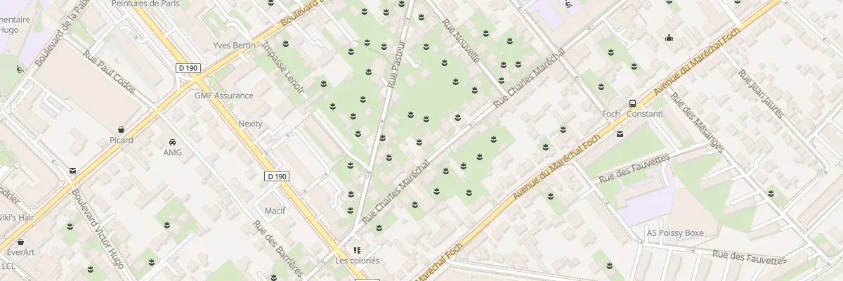 Plan du 33B Rue Charles Maréchal à Poissy