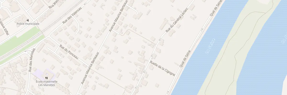 Plan du 76 Rue du Gen Leclerc à Andrésy