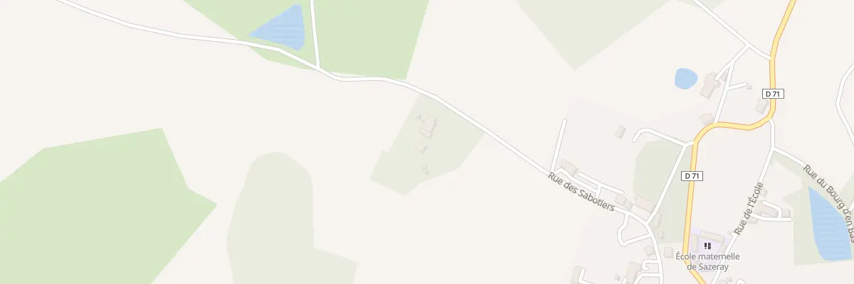 Plan du 1 Le Bois à Sazeray