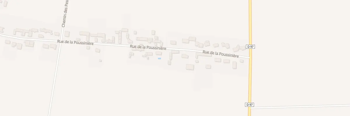 Plan du 52 Rue de la Poussinière à Bazoches-les-Gallerandes