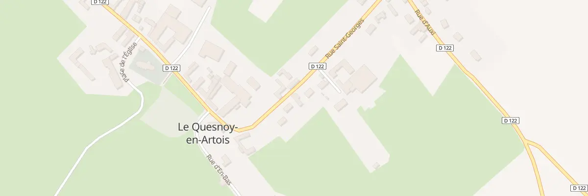 Plan du 8 Rue de St Georges au Quesnoy-en-Artois