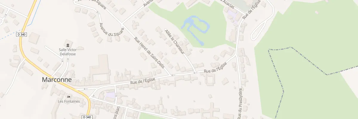 Plan du 37 Rue de l’Église à Hesdin-la-Forêt
