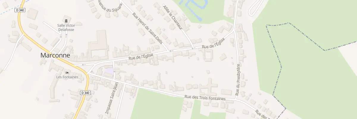 Plan du 26 Rue de l’Église à Hesdin-la-Forêt