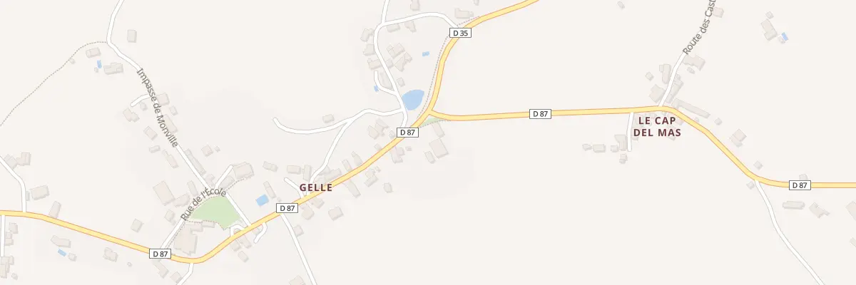 Plan du 5540 Gelles à Causse-et-Diège
