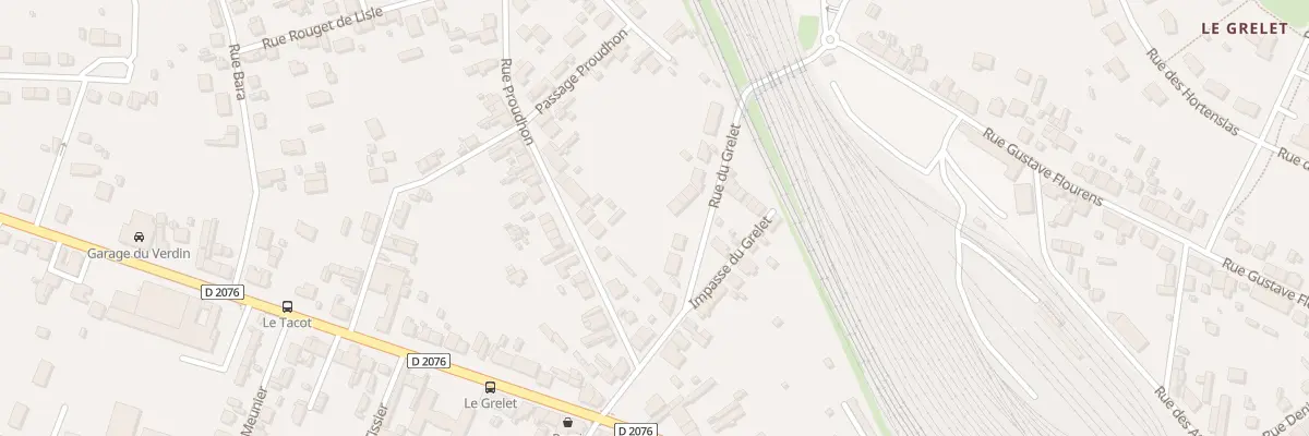 Plan du 12 Rue du Grelet à Vierzon