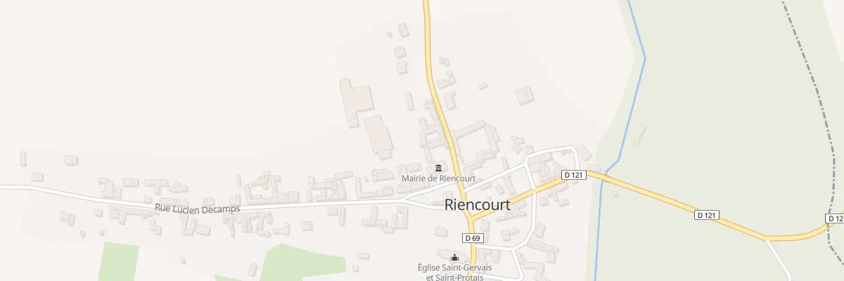 Plan du 14 Rue Georges Delaplace à Riencourt