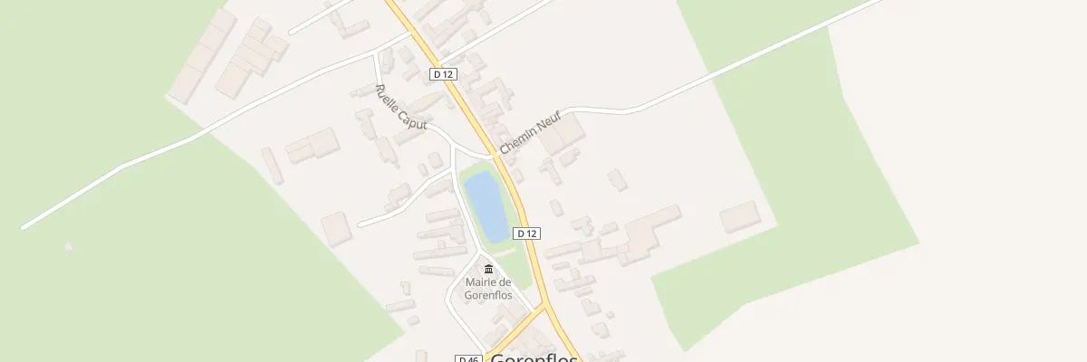 Plan du 8 Rue du Bout d’Aval à Gorenflos
