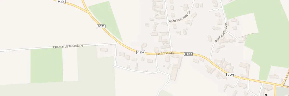 Plan du 1 Rue Principale à Quercamps