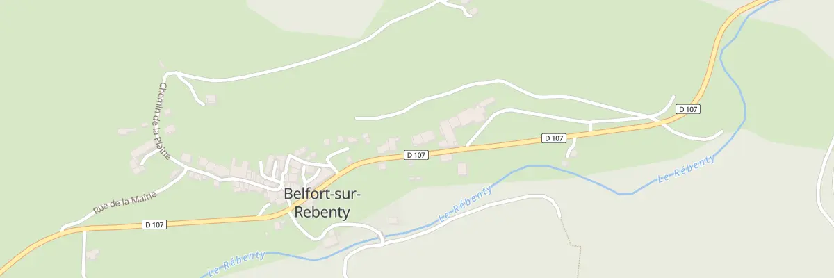Plan du 28 Le Village à Belfort-sur-Rebenty