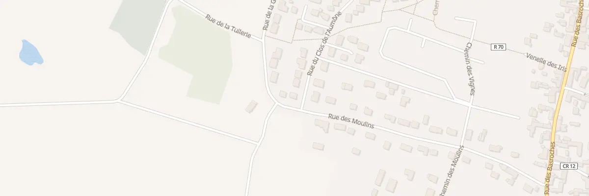 Plan du 418 Rue des Moulins à Mardié