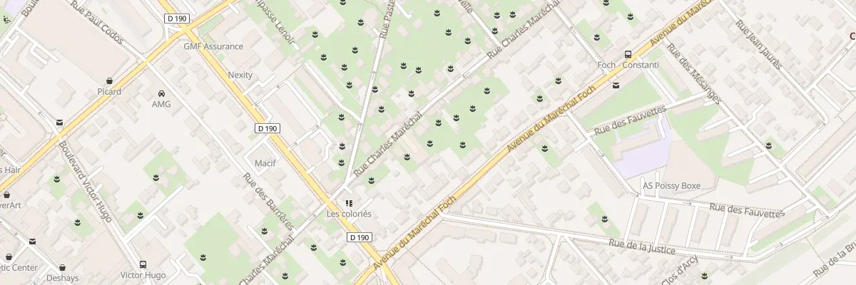 Plan du 36 Rue Charles Maréchal à Poissy