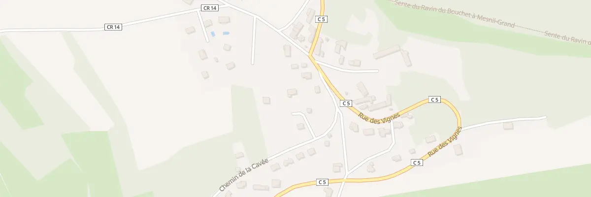 Plan du 8 Che de la Cavée à Roinville