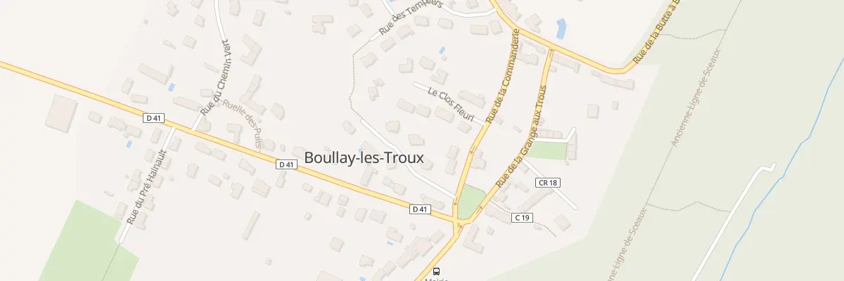 Plan du 4 Rue du Verger à Boullay-les-Troux