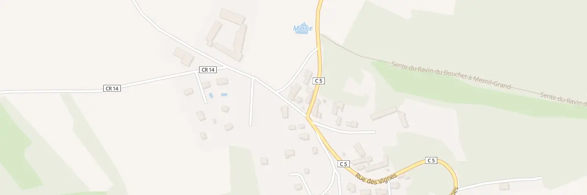 Plan du 6 Che de Châteaupers à Roinville
