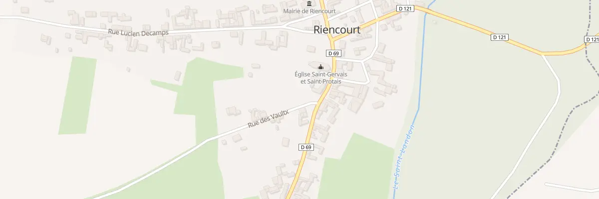 Plan du 2 Rue des Vaulx à Riencourt
