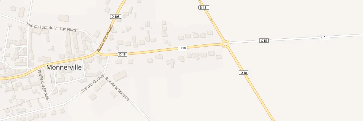 Plan du 8 Rte de Méréville à Monnerville