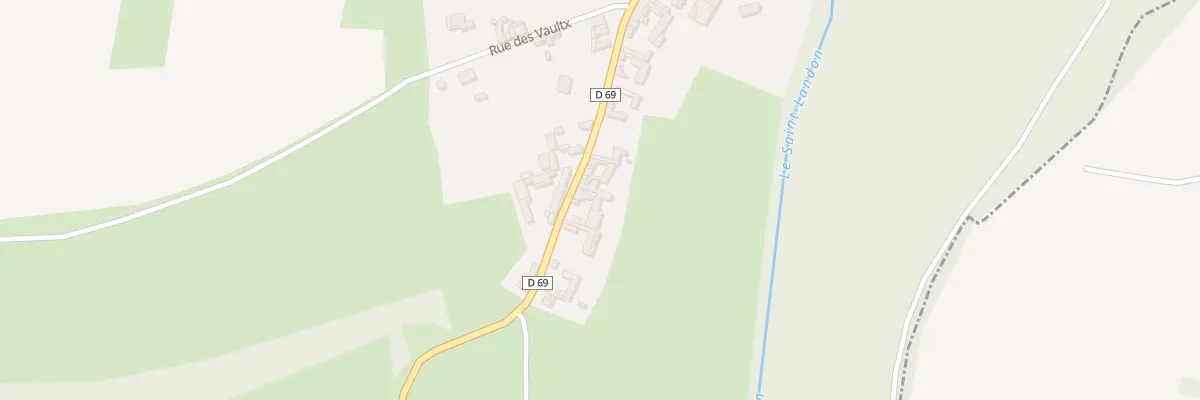 Plan du 5045 Rue de St Leger à Riencourt