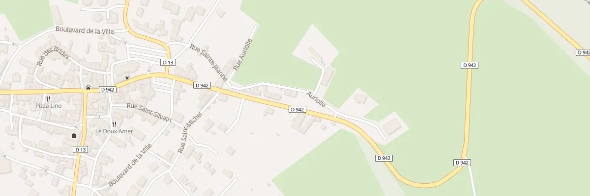 Plan du 10 Rte d’Aubusson à Ahun