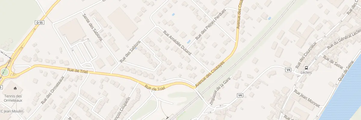 Plan du 3 Rue Amédée Dutard à Andrésy