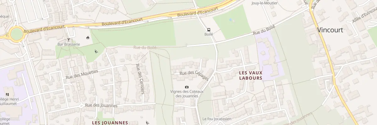 Plan du 7 Rue des Cepages à Jouy-le-Moutier