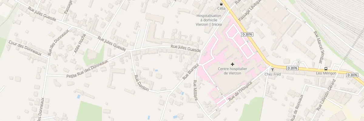 Plan du 4 Rue Jules Guesde à Vierzon