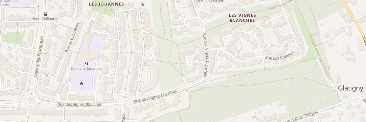 Plan du 11 Vc des Ibis à Jouy-le-Moutier