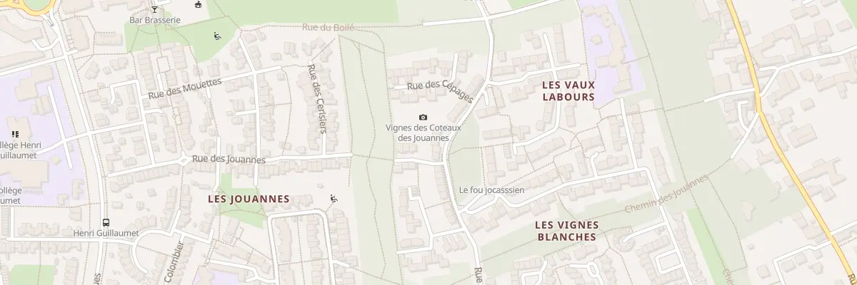 Plan du 14 Rue des Vignes Blanches à Jouy-le-Moutier