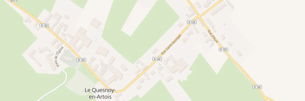 Plan du 13 Rue de Saint Georges au Quesnoy-en-Artois