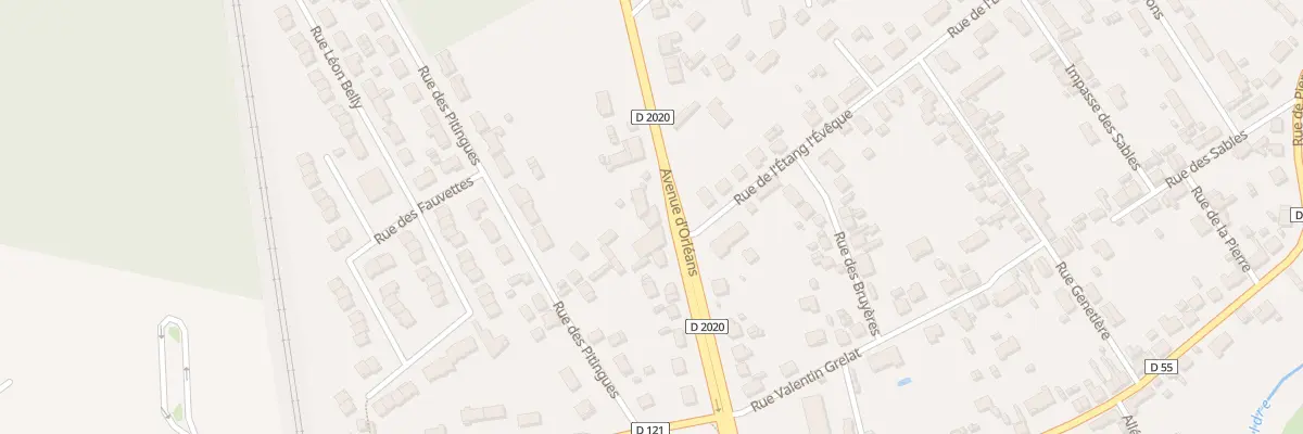 Plan du 27 Av d’Orléans à Salbris