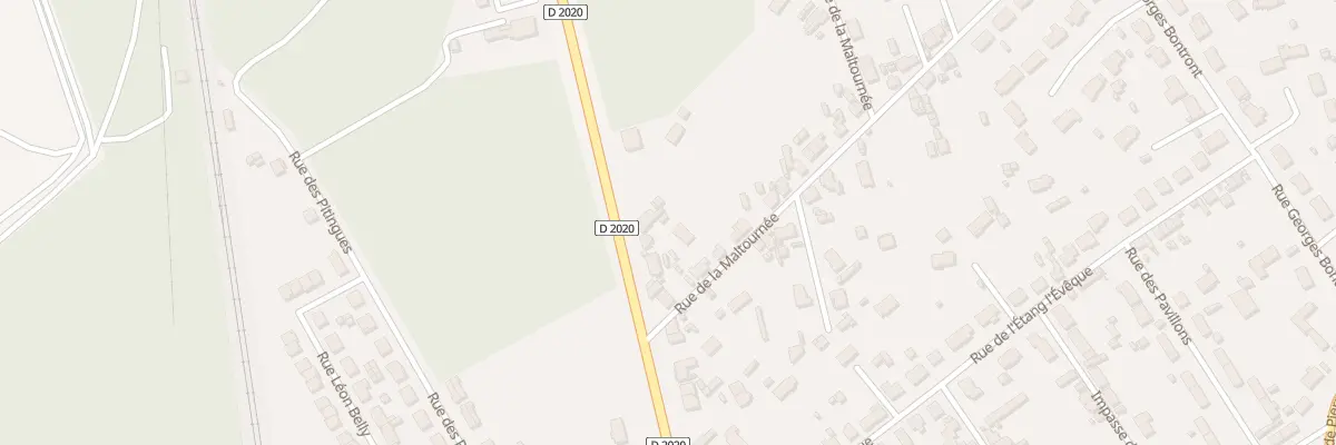 Plan du 50 Av d’Orléans à Salbris