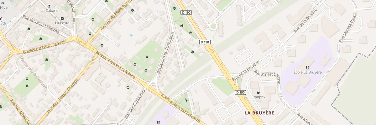 Plan du 11 Imp Gambetta à Poissy