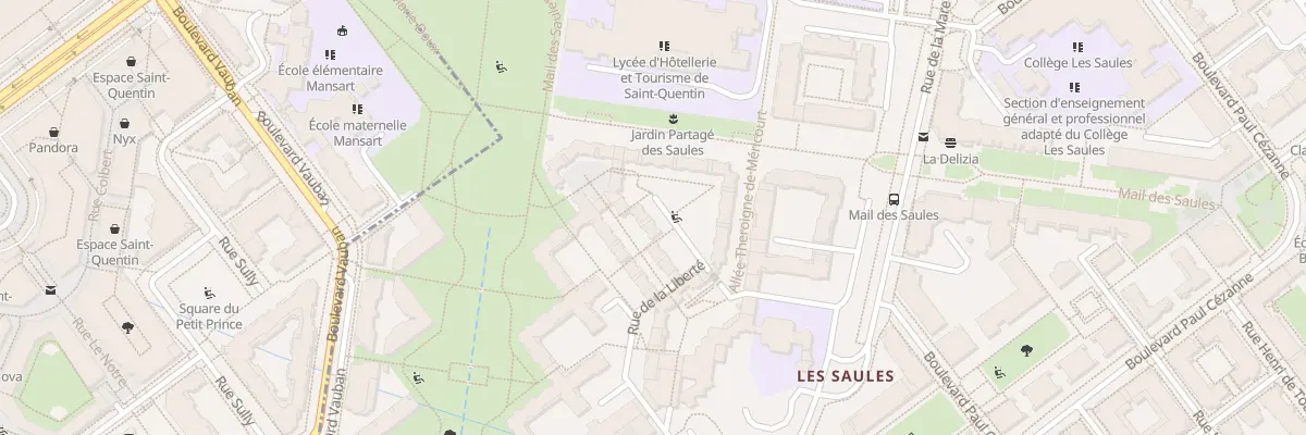 Plan du 2 Rue du Quatorze Juillet à Guyancourt