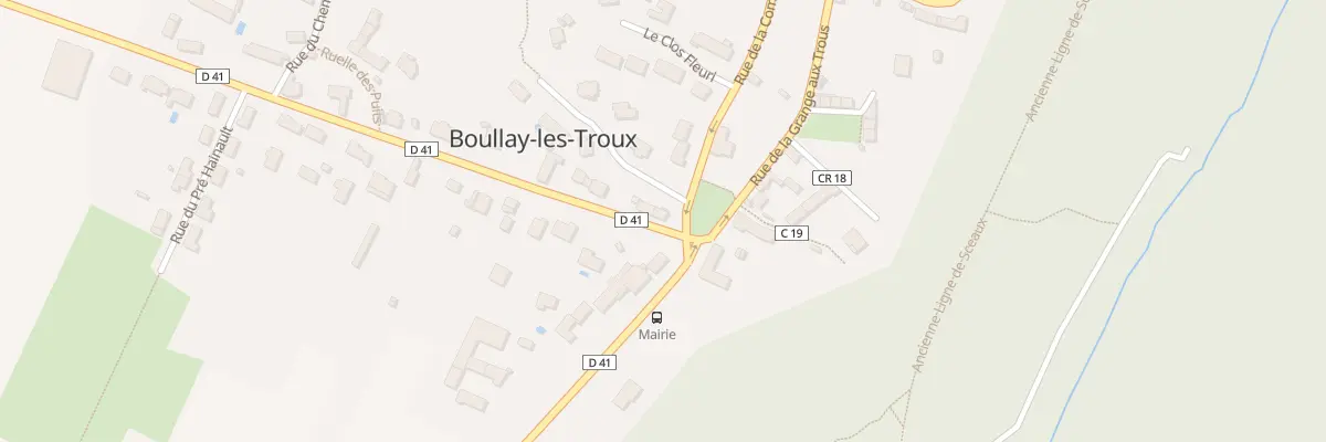 Plan du 2 Rue du Tartelet à Boullay-les-Troux