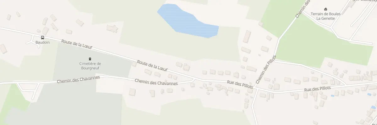 Plan du 4 Rte de la Loeuf à Vierzon
