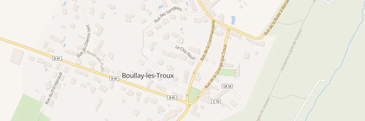 Plan du 2 Le Clos Fleuri à Boullay-les-Troux